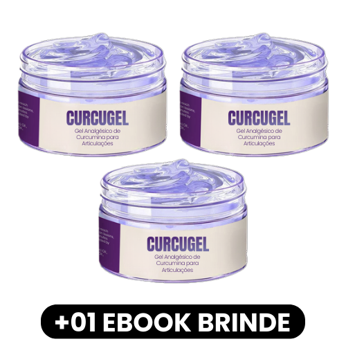 CURCUGEL - Gel Analgésico de Curcumina para Articulações
