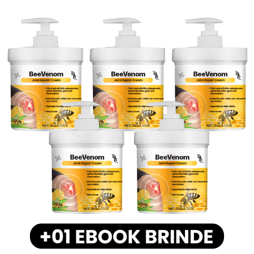 BeeVenom - Creme de Reparação de Articulações - Mania das CoisasBeeVenom - Creme de Reparação de ArticulaçõesMania das Coisas