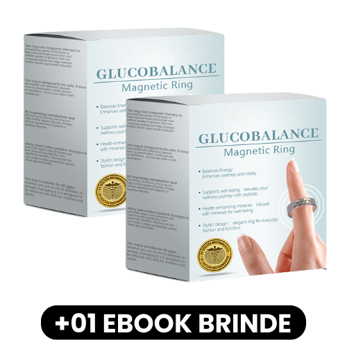 GlucoBalance - Anel Magnético - Mania das CoisasGlucoBalance - Anel MagnéticoMania das Coisas