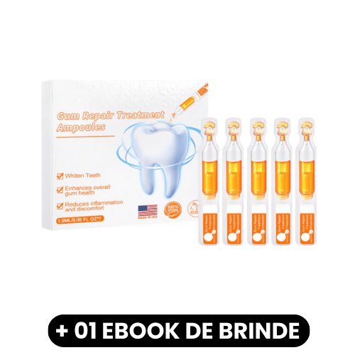 GumRepair - Ampulheta Clareador Dental - Mania das CoisasGumRepair - Ampulheta Clareador DentalMania das Coisas